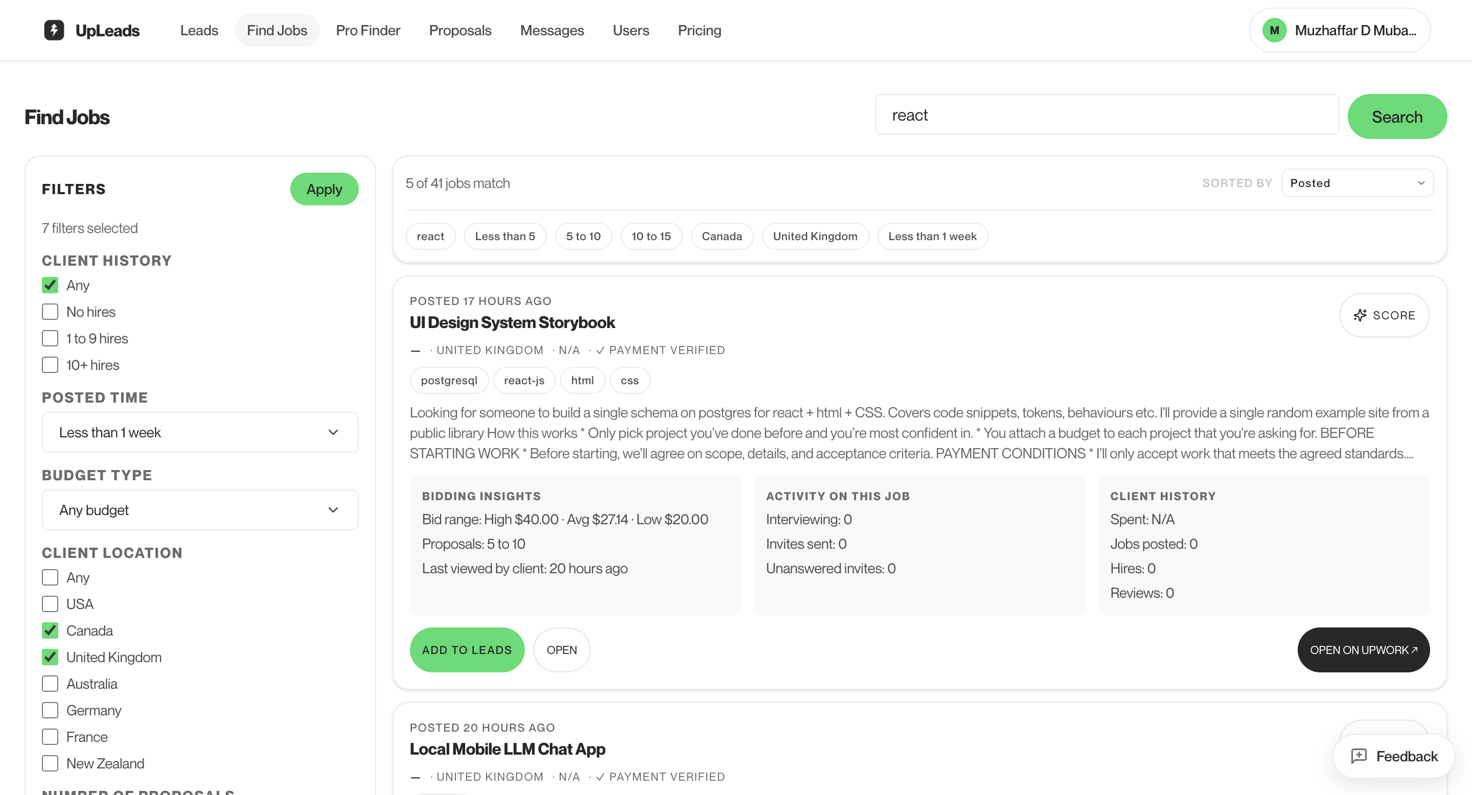 Find jobs with smart filters